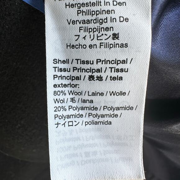 J Crew Cocoon Coat in Italian Stadium Cloth Nello Gori Wool Blend - Picture 8 of 8